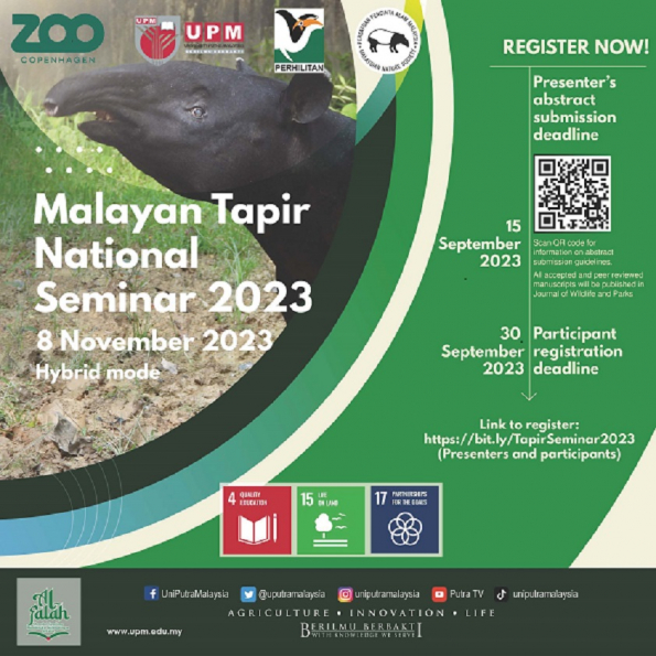  'Malayan Tapir National Seminar 2023'